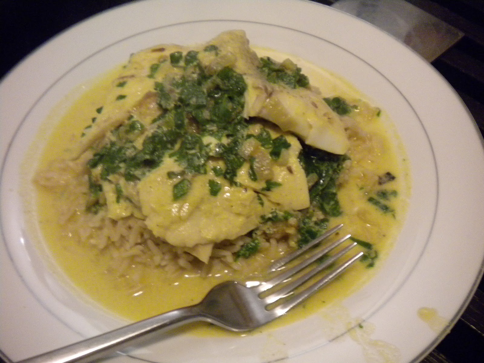 I want that... ThaiStyle Tilapia with CoconutCurry Broth