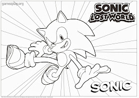 gamezplay games: Free: Sonic Lost World color in A4 sheets to print and