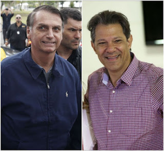 Bolsonaro e Haddad vão decidir Presidência no 2º turno