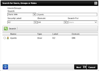 Delegate Task Using K2 Workspace