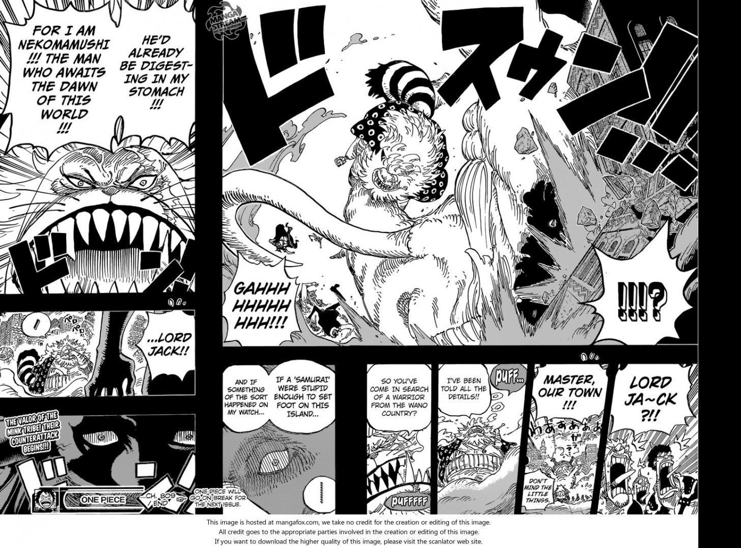 One Piece Ch 809: Master Nekomamushi