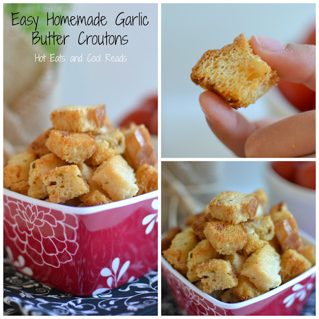 Easy Homemade Garlic Butter Croutons Recipe