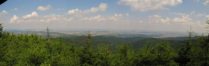 Panorama z Jawornika Wielkiego.