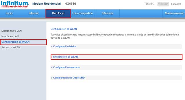 Cambia el nombre y contraseña de tu módem Telmex