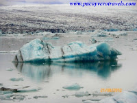 Laguna glaciar de Fjallsarlon en Islandia