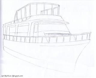 How to draw a boat!! A Step by step Drawing Lesson Drawing Lessons