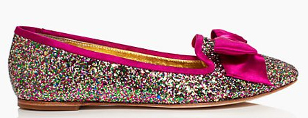 kate spade sparkle flats