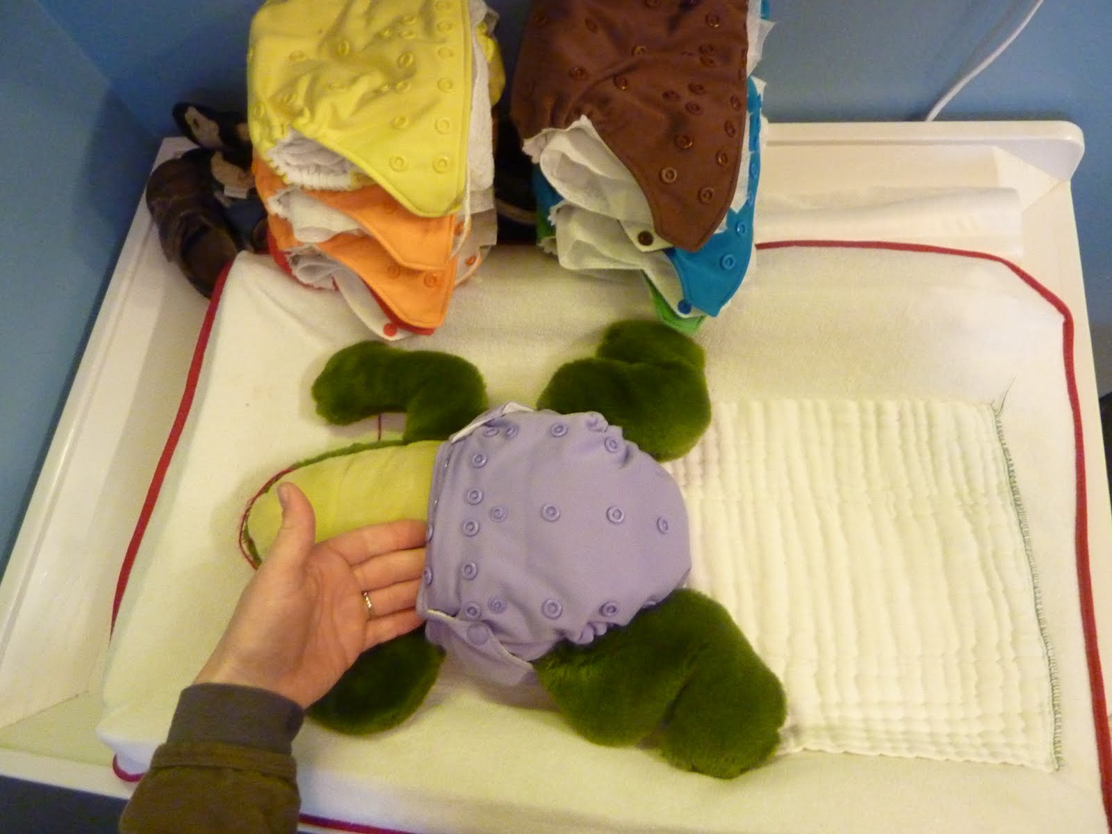 The Bower Family Happenings How to Use Disposable Diaper Liners