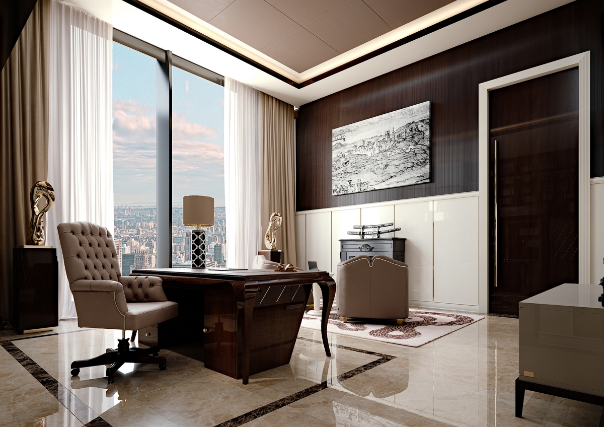 Modern Executive Law Office Designs with Modular Furniture