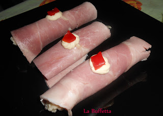 involtini di prosciutto cotto freddi