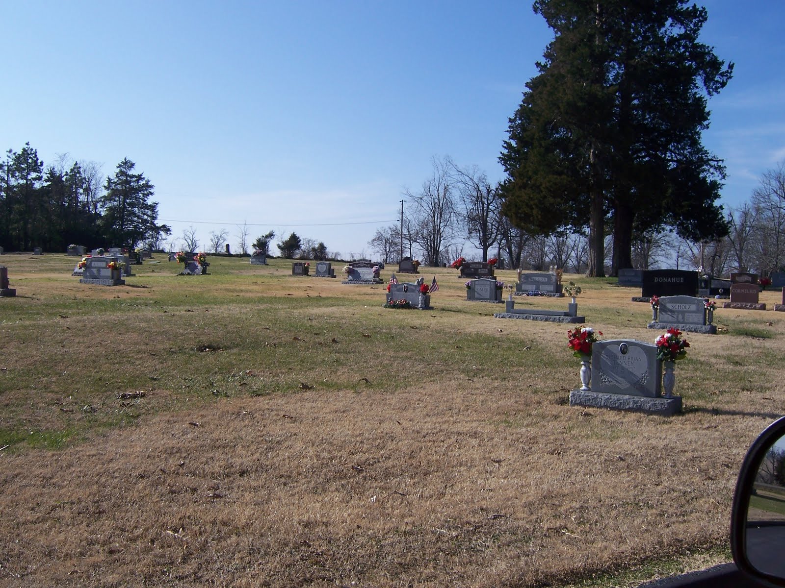 Cemeteries of Baxter County, AR The large Kirby's Tucker Memorial