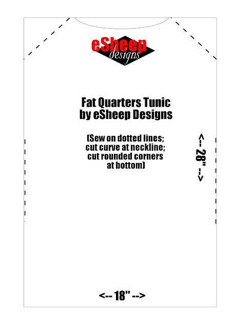 Fat Quarters Tunic by eSheep Designs
