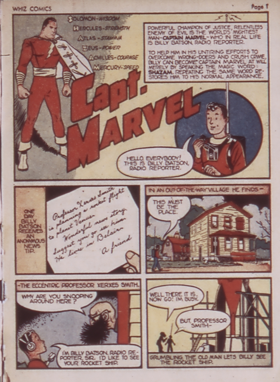 Read online WHIZ Comics comic -  Issue #3-April 1940 - 3