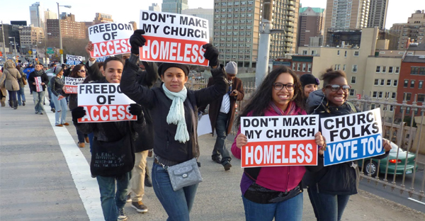 church meeting in public school
