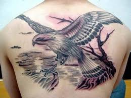 Tattoos Desain Tato Elang Di Punggung Eagle Tattoo Designs On Back