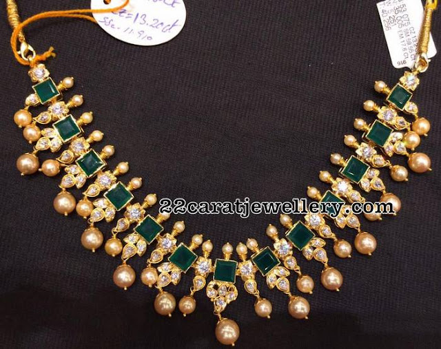 Emerald Set by Premraj Jewellers - Jewellery Designs