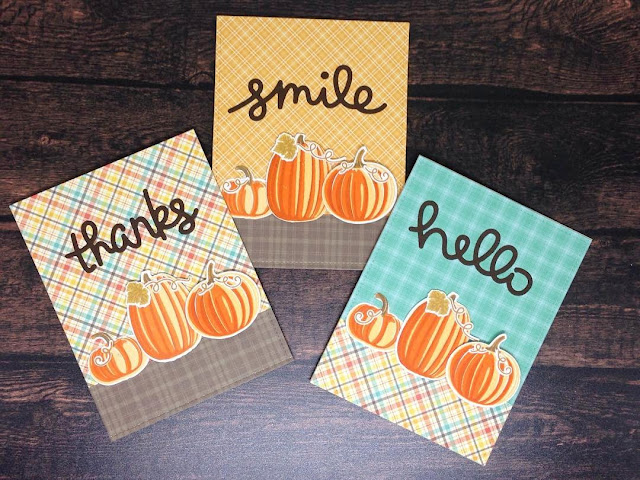 Sunny Studio Stamps: Pretty Pumpkins Customer Card Share by Ashlyn D
