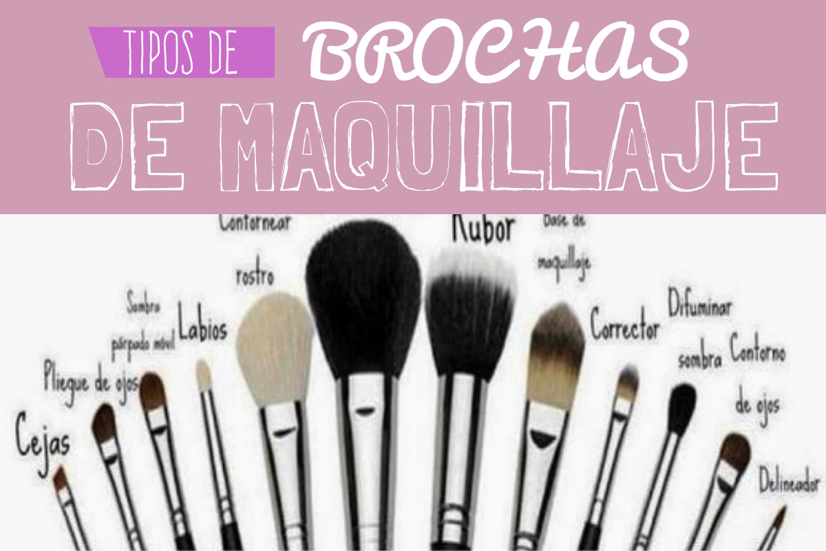 TIPOS DE BROCHA DE MAQUILLAJE Las Cositas de Neli TIPOS DE BROCHA DE MAQUILLAJE Las Cositas de Neli