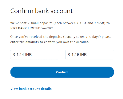 Step 19 Authenticate your bank