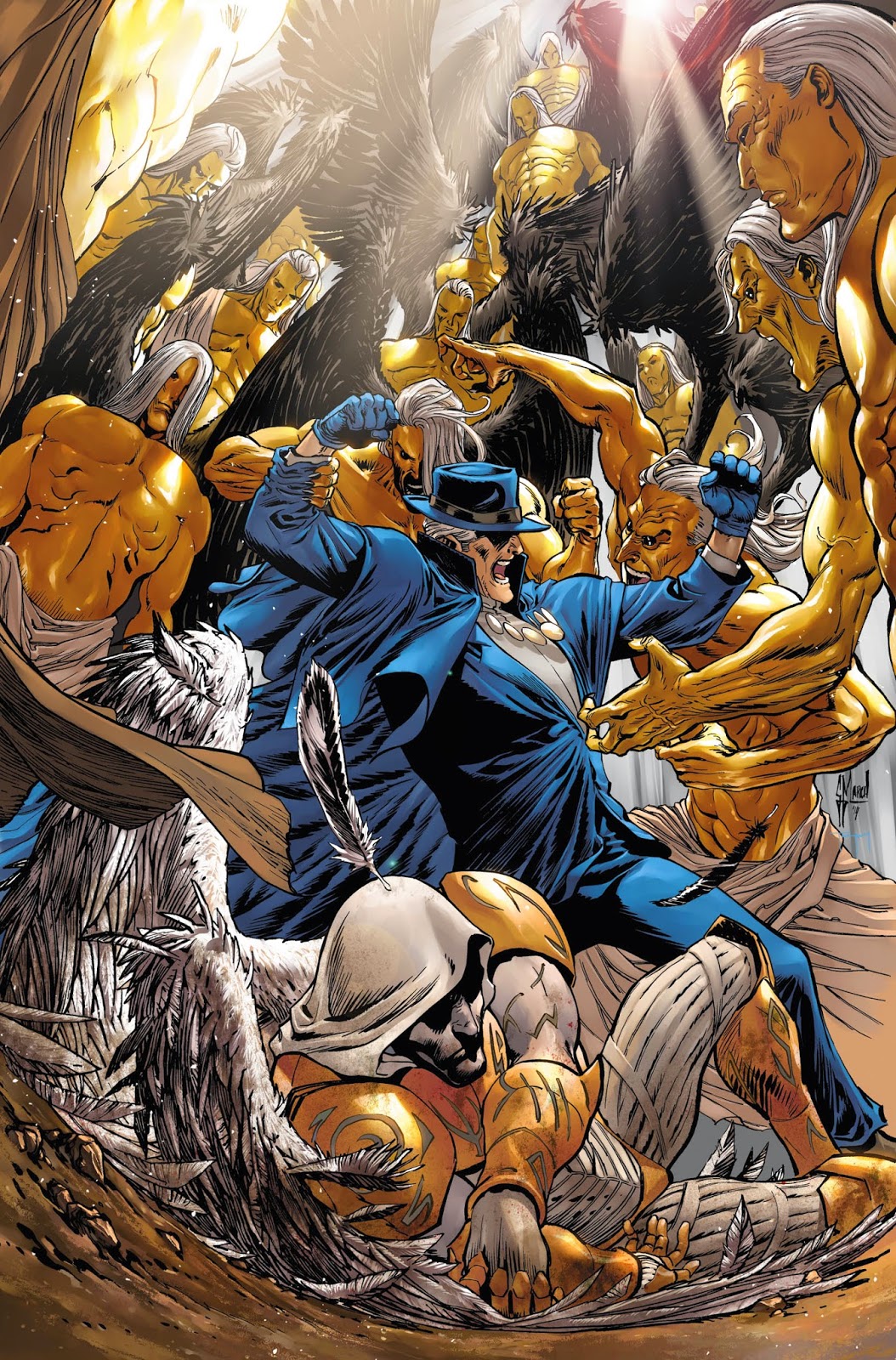 Making of a cover: PHANTOM STRANGER #21 by Guillem March