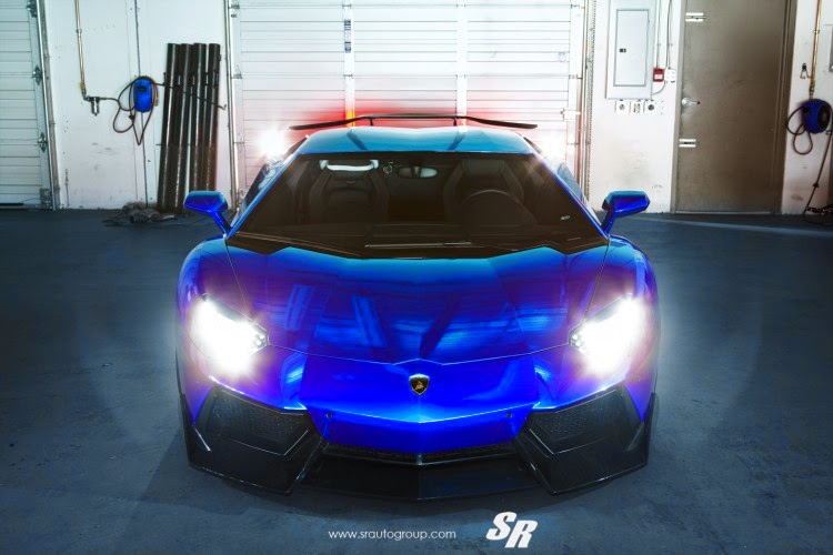 Modified Cars Modified Electric Blue Aventador
