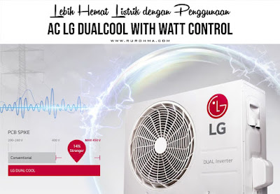 Lebih Hemat Listrik dengan Penggunaan AC LG DUALCOOL with Watt Control