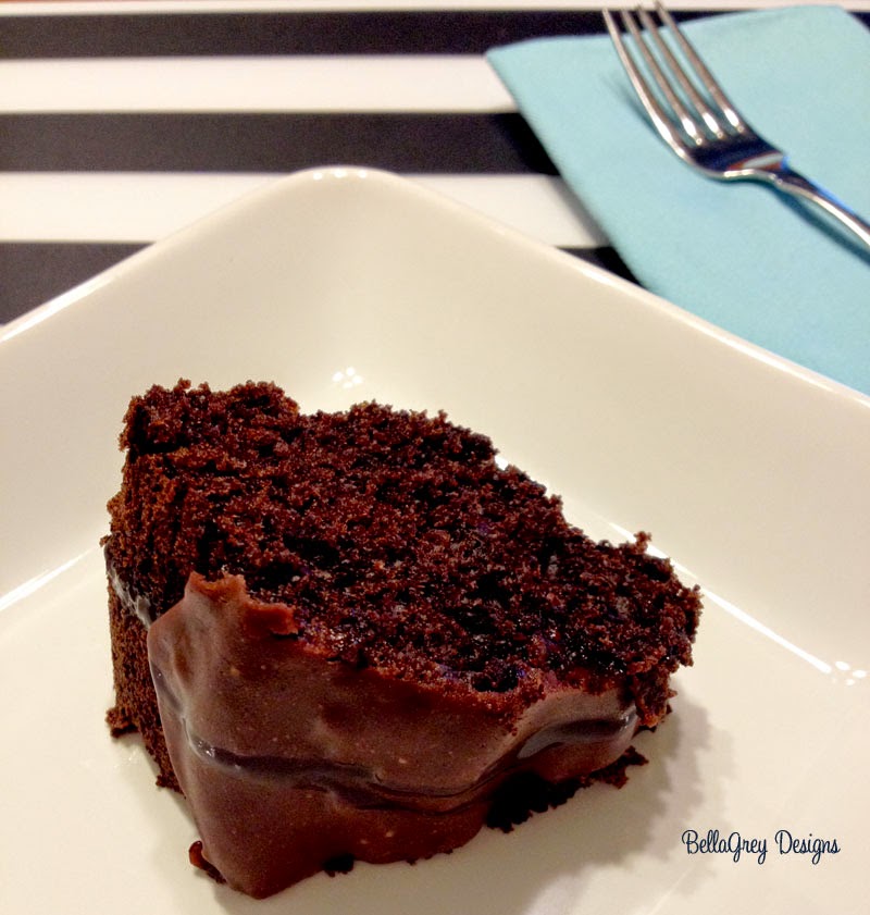 BellaGrey Designs Triple Chocolate Fudge Bundt Cake Recipe