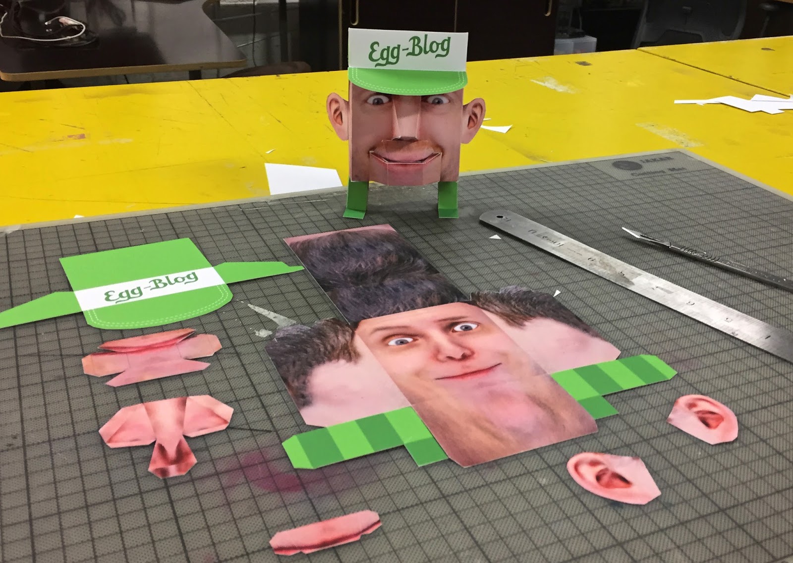 EGG BLOG Cardboard Egg