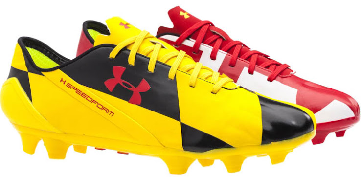 all yellow under armour cleats