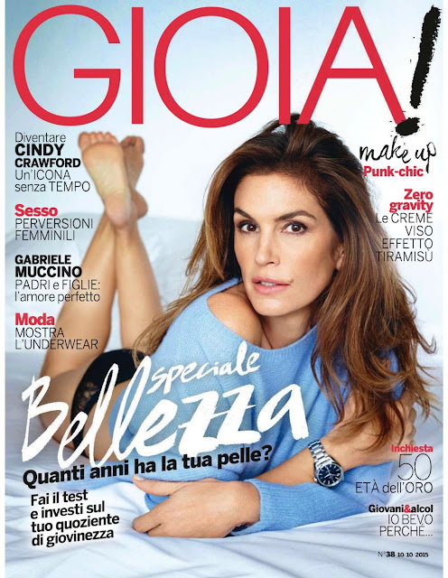 Actress, Model @ Cindy Crawford - Gioia Magazine, October 2015 
