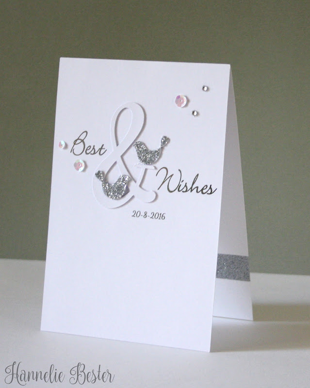 Ampersand wedding card