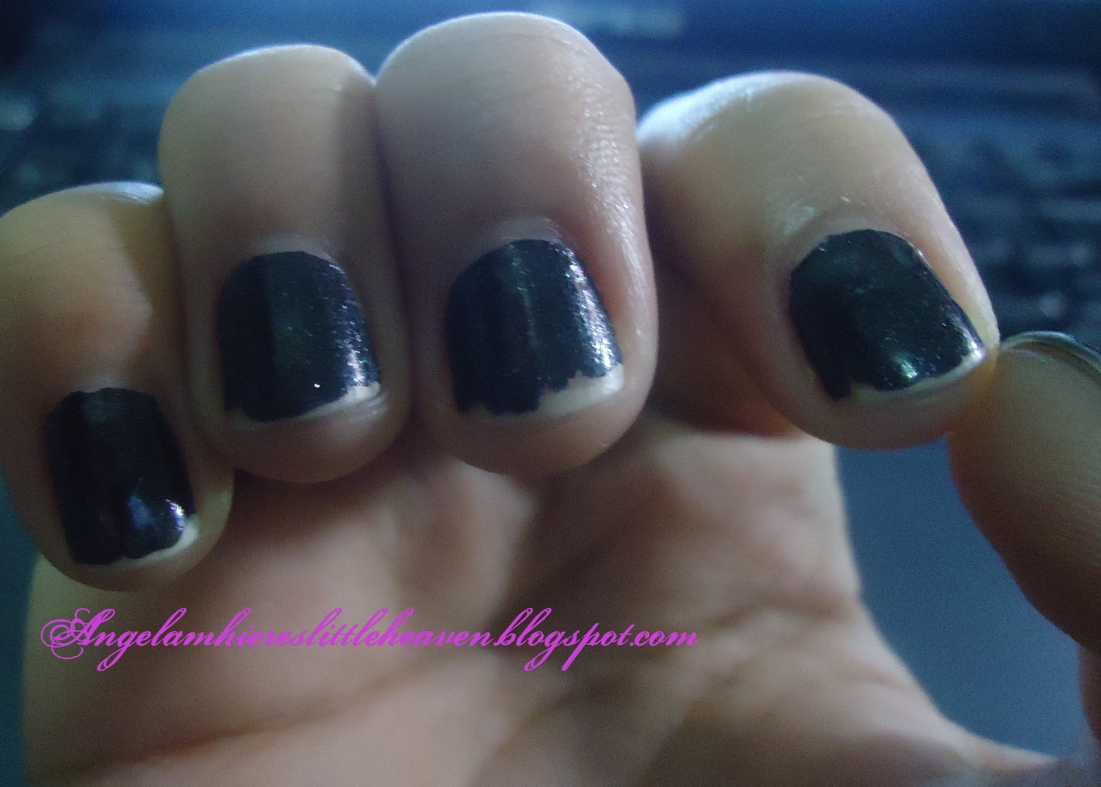 Angelamhiere's Little Heaven Ulta Nail Polish in Little Black Dress