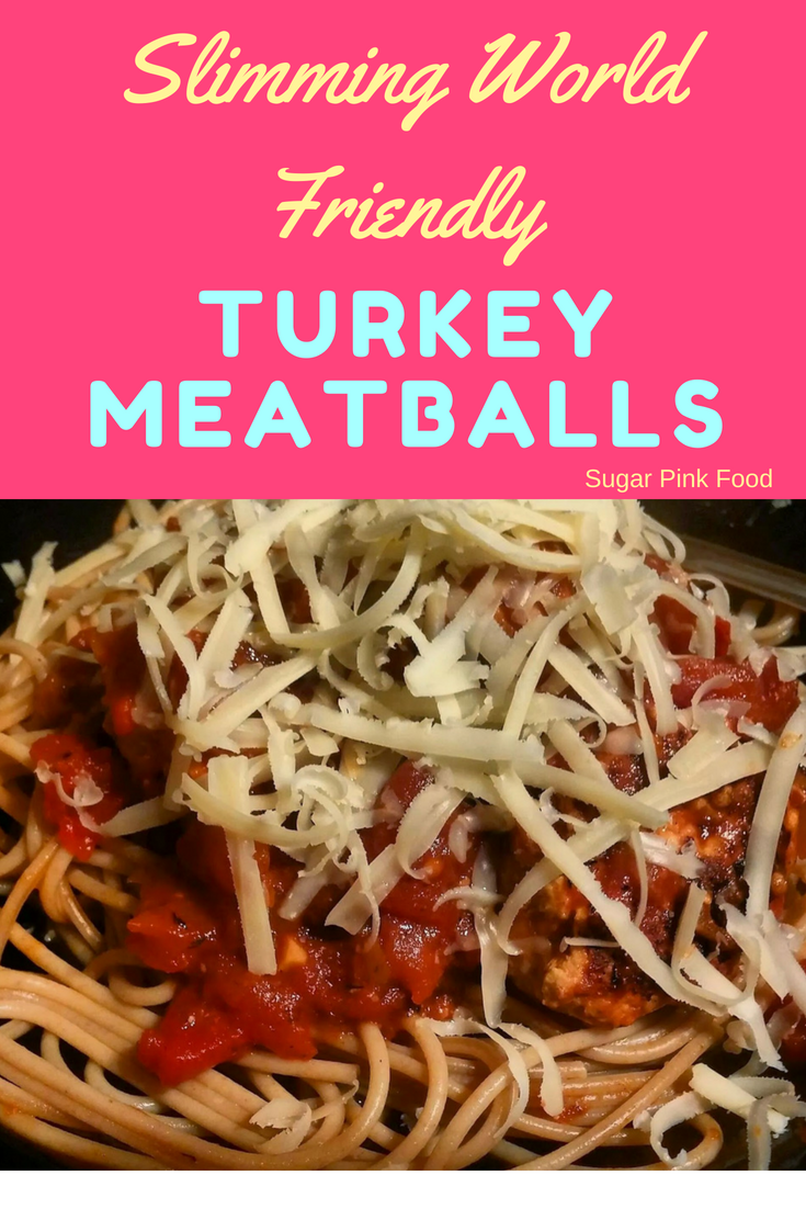 Turkey Meatballs in Tomato Sauce Slimming World Sugar Pink Food