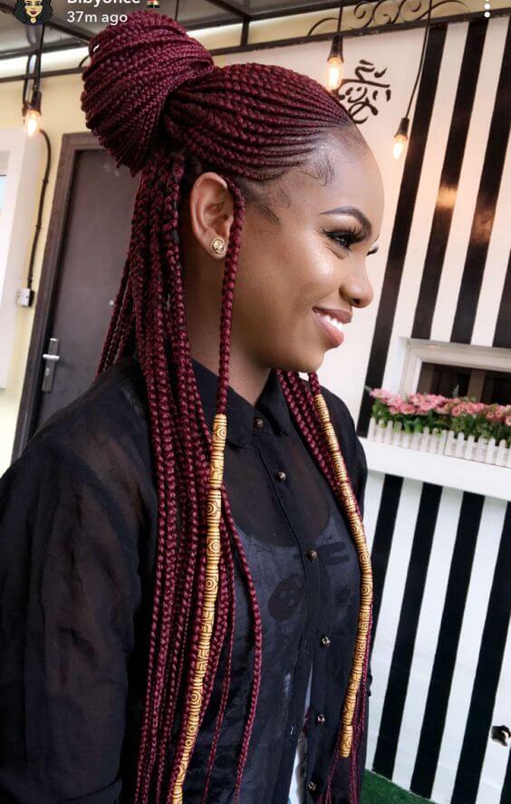 34 Amazing Individual Braids Hairstyles For Black Women Fashionuki