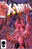 X-men v1 #205 marvel comic book cover art by Barry Windsor Smith