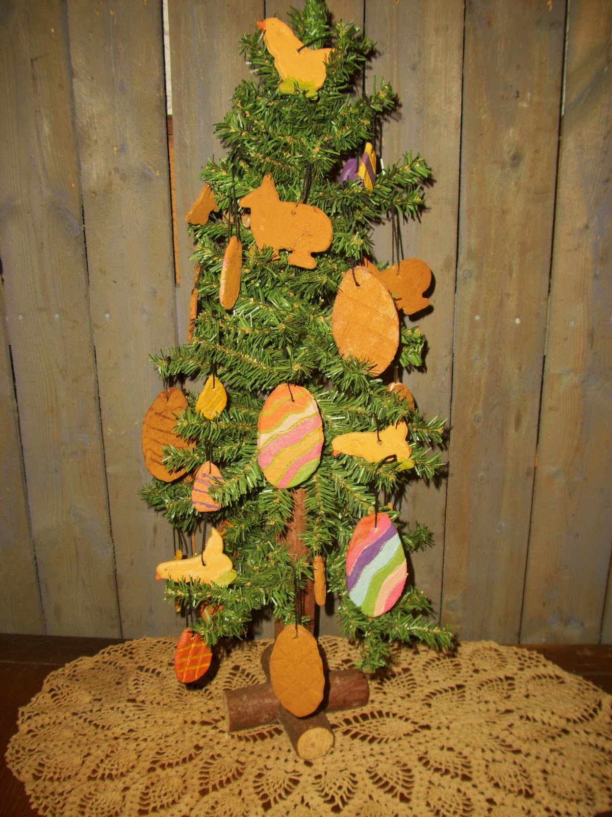 My Primitive Creations by Tonya: FOR SALE~Spring Easter Tree Ornaments