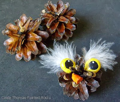painting rock stone animals