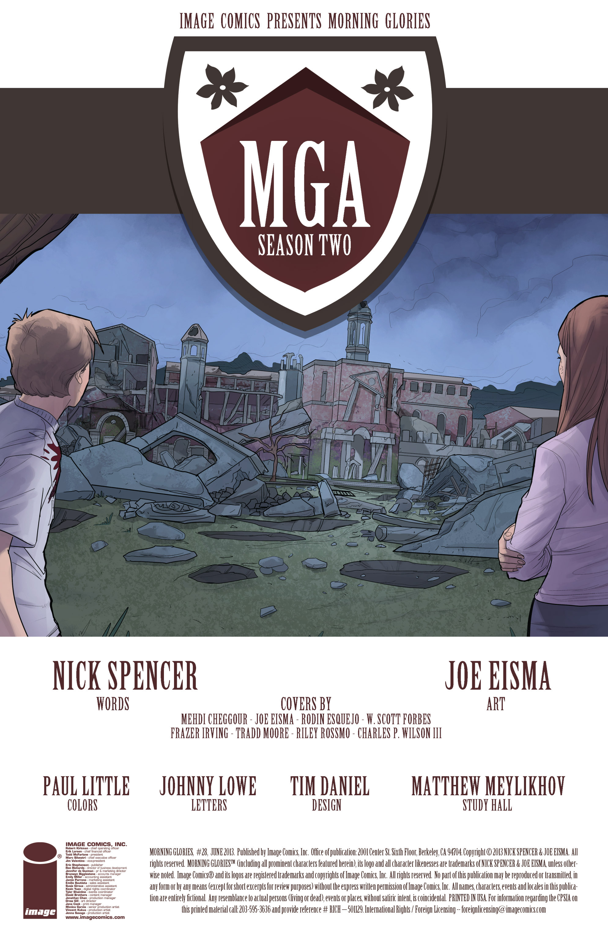 Read online Morning Glories comic -  Issue #28 - 2