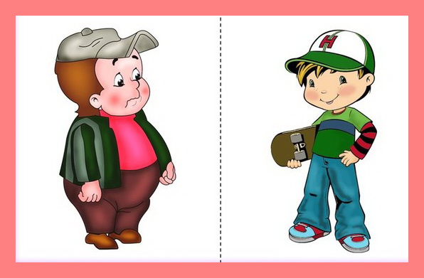 Антонимы в рисунках