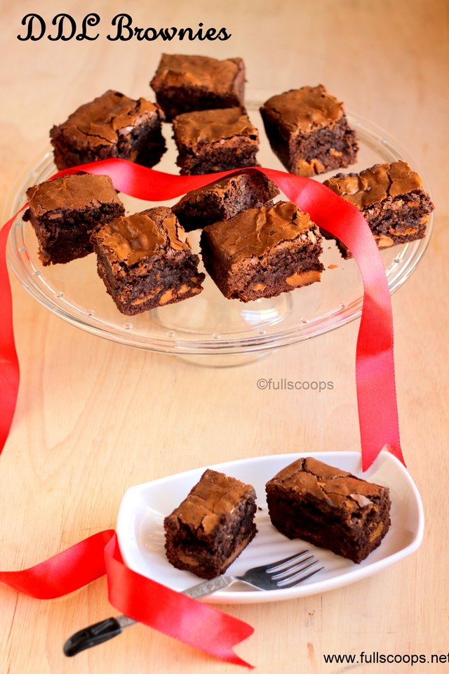 DDL Brownies | Dulce de Leche Brownies ~ Full Scoops - A food blog with ...