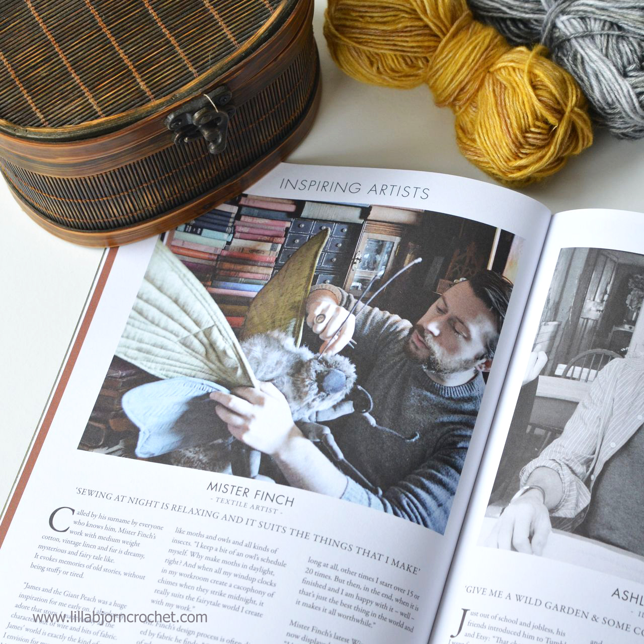 2nd issue of YARN book-a-zine by Scheepjes is full of mystery and festive patterns. Review by Lilla Bjorn crochet