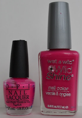 Comparison post: OPI vs Wet n Wild