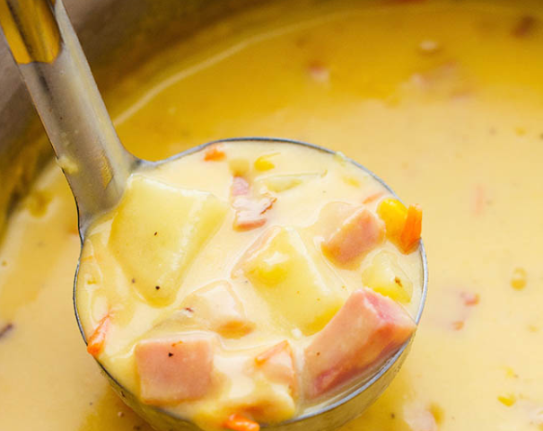 Ham And Potato Cheddar Soup