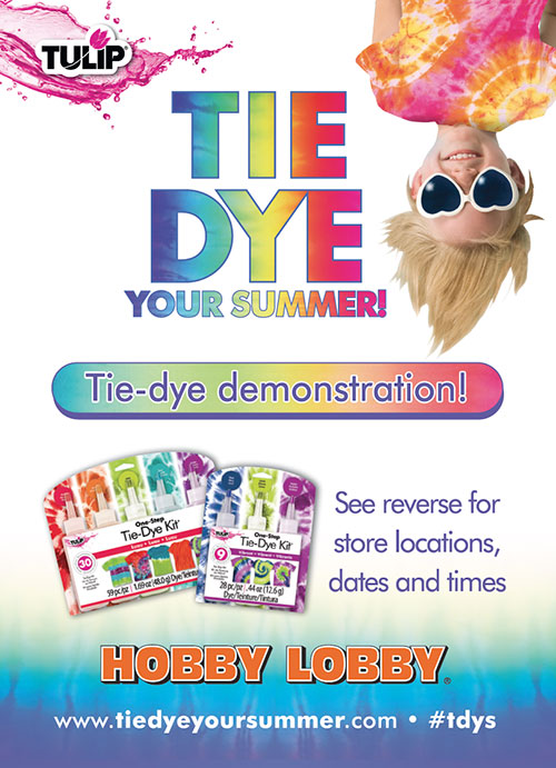 iLoveToCreate Blog Tie Dye Your Summer Demonstrations at