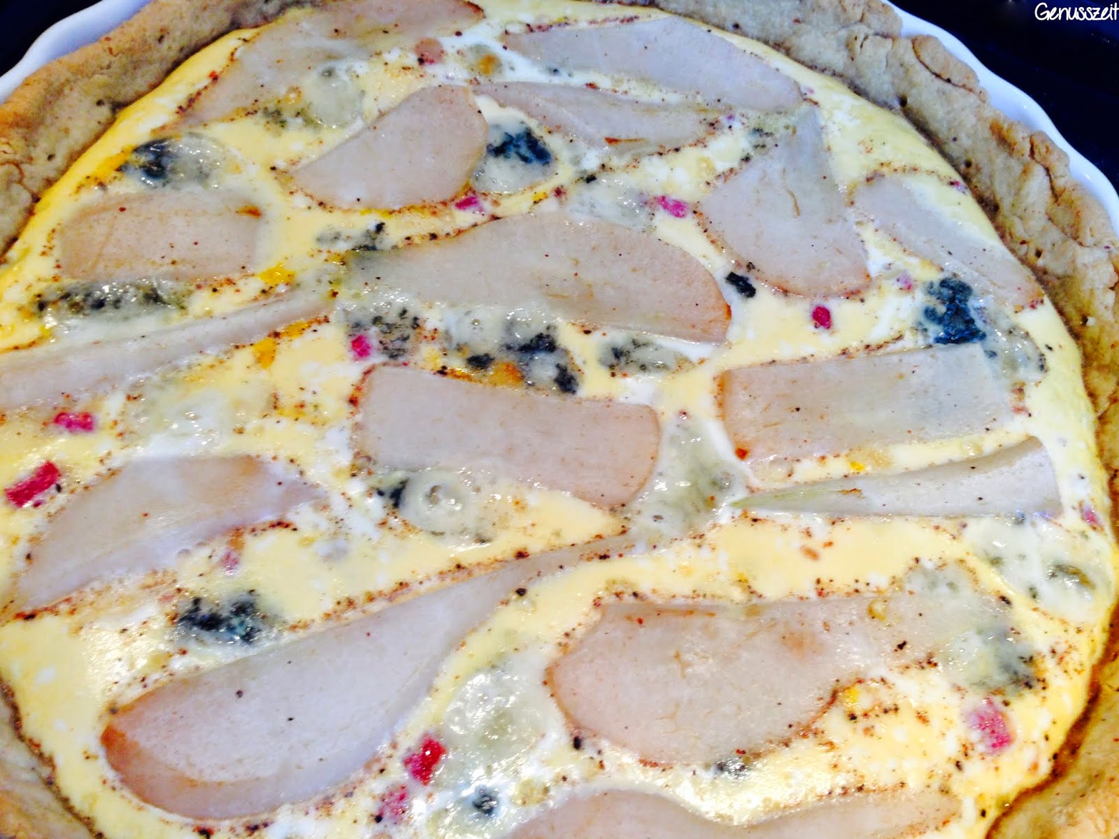 Genusszeit: Leckerste Quiche mit Birnen und Gorgonzola Genusszeit: Leckerste Quiche mit Birnen und Gorgonzola