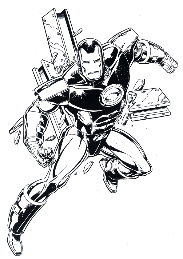 Iron Man Coloring Pages ~ Free Printable Coloring Pages - Cool Coloring