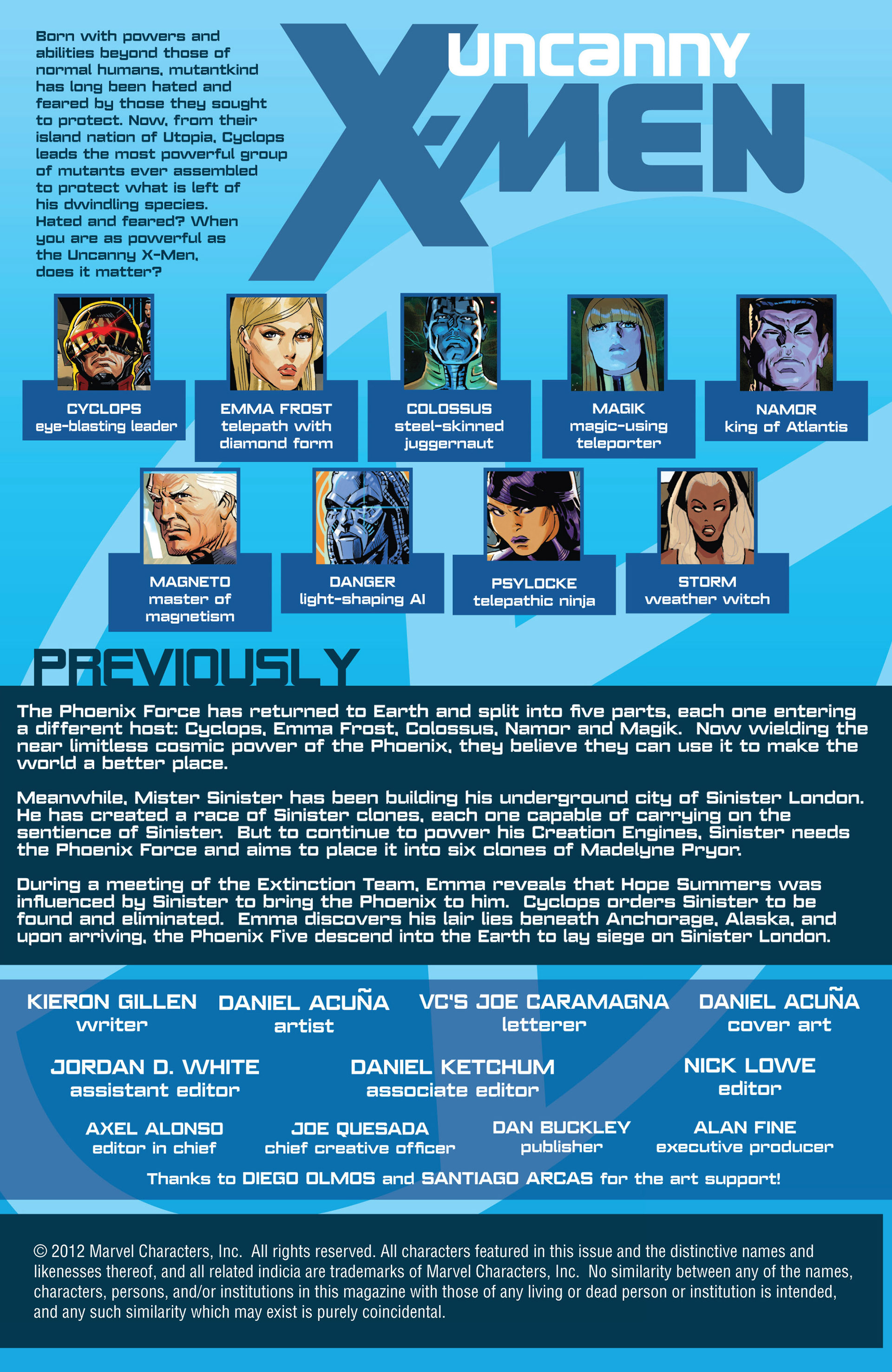 Uncanny X-Men (2012) 16 Page 1