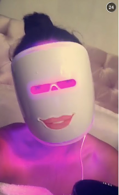 shay mitchell anti acne illumask snapchat light mask