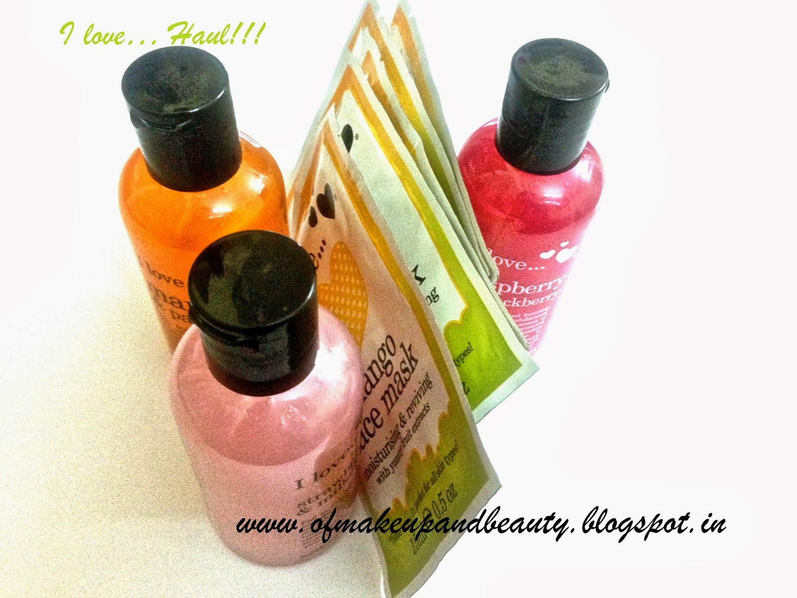 I Love... Shower Gels and Face Masks Haul