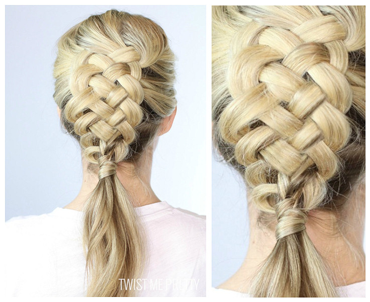 5 Strand Dutch Hair Braids